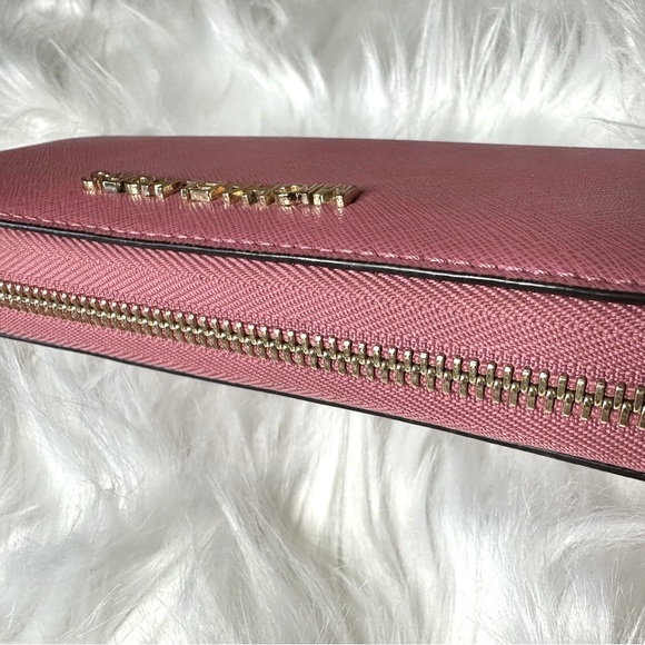 Michael Kors dark pink zip around wallet - Picture 6 of 14
